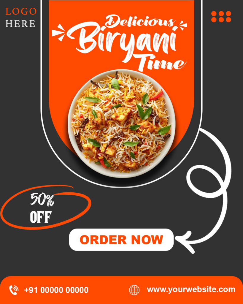 biryani ads